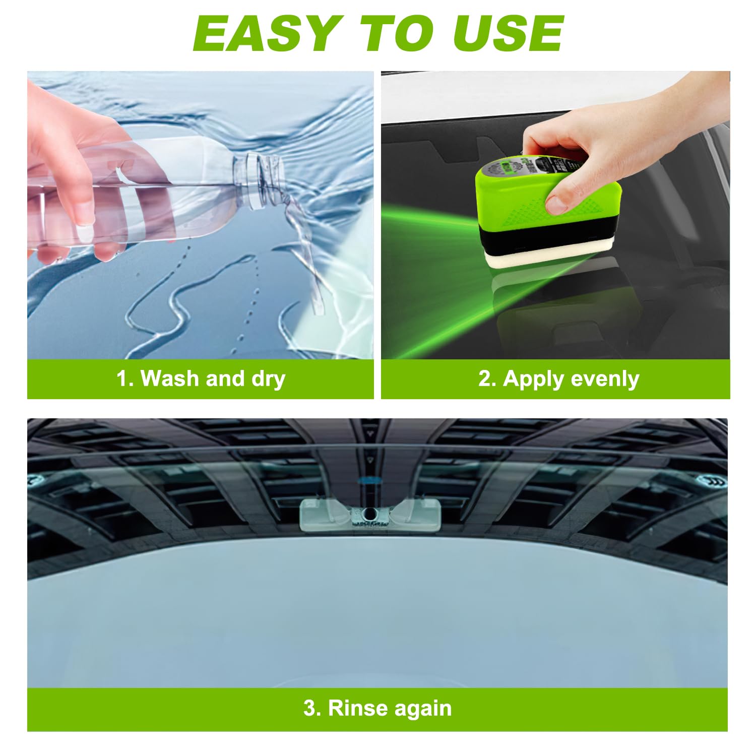 OKNIAO compact travel-cleaner fits in a glove box for quick on-the-go window maintenance.