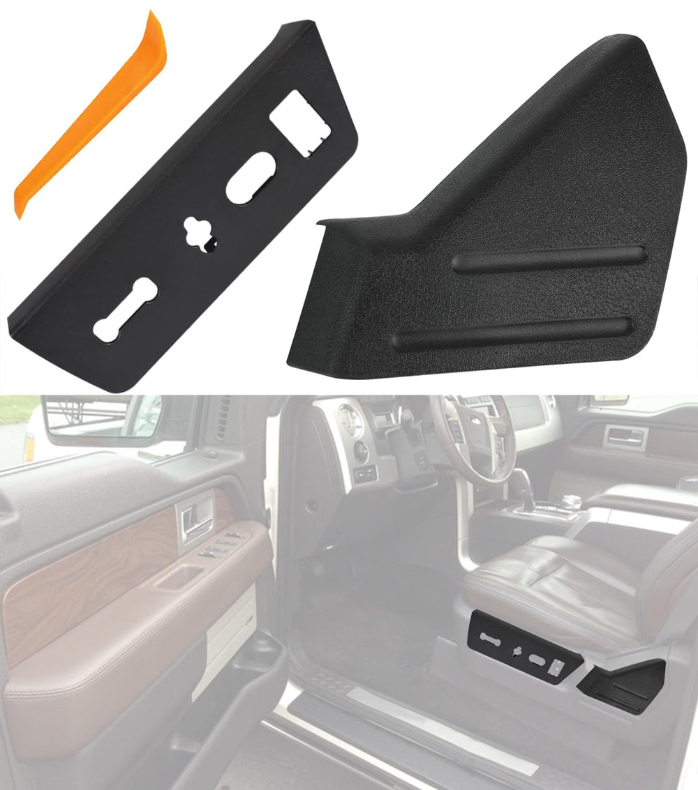 OKPARZ front left seat trim cover panel for Ford F-150 creates a snug, refined interior look