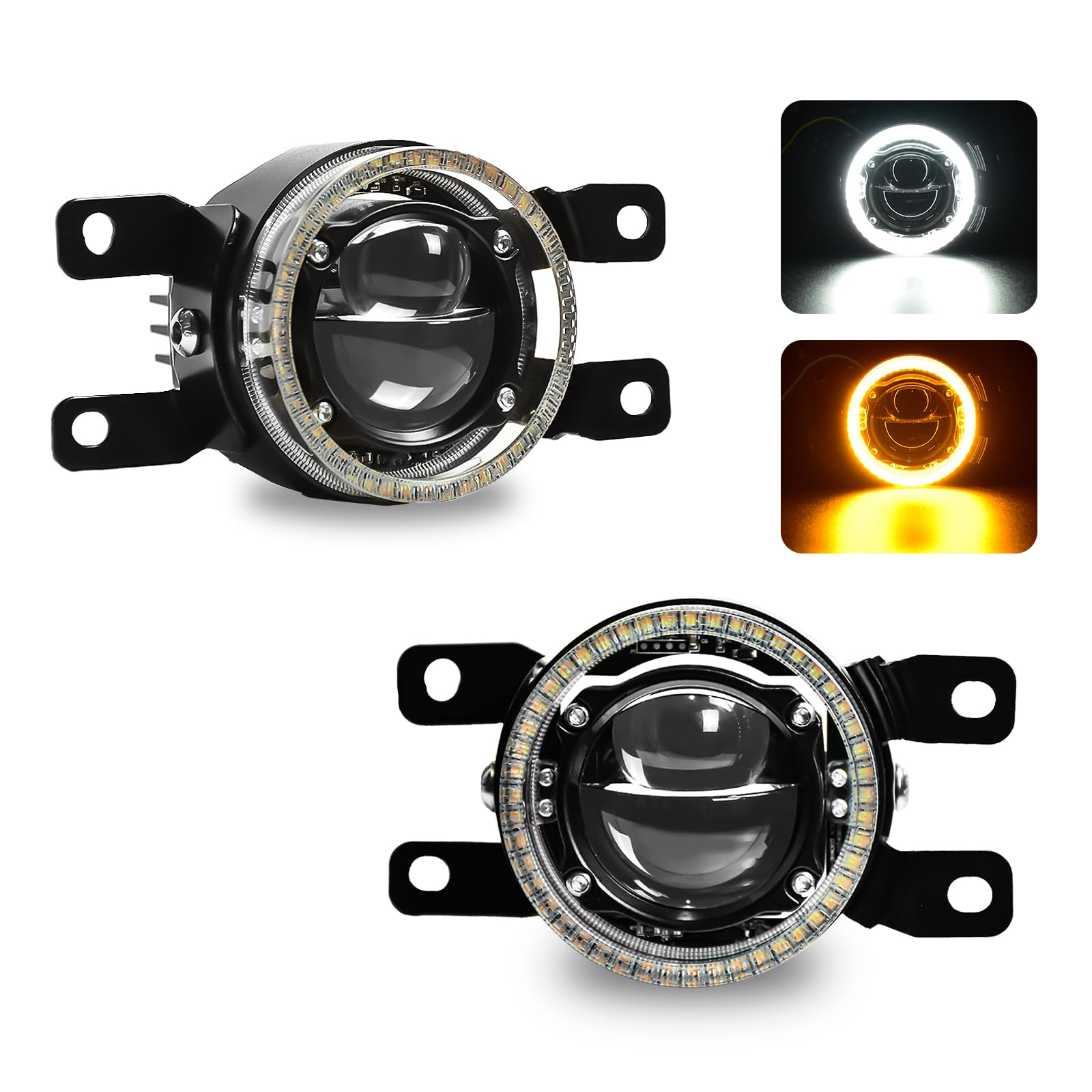 OKSIWA Angel Eye laser fog light module enhances nighttime visibility in fog