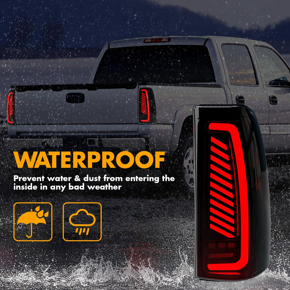 OKSIWA tail light with bold C-shaped LEDs for enhanced conspicuity and style