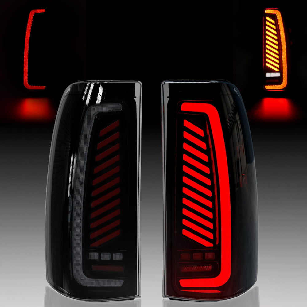 OKSIWA tail light for Chevy Silverado 2003-2006 rear angled view with bright LEDs for visibility