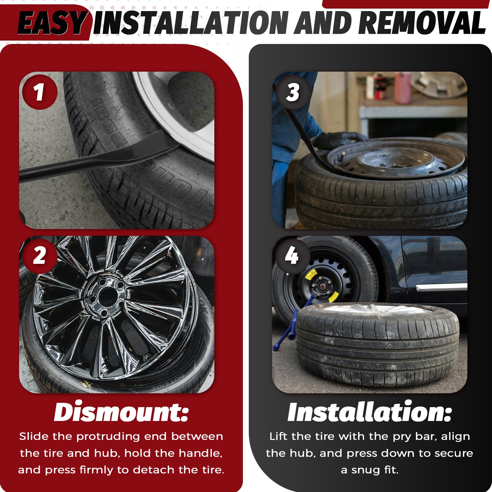 Olaismln tire bar forged from 40Cr steel for strength and durability.