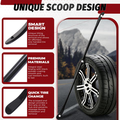 Olaismln tire bar angled tip aids bead seating between bead and rim.