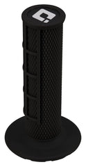 Old Dutch International ODI Motocross half waffle grips in black maximize comfort and control.