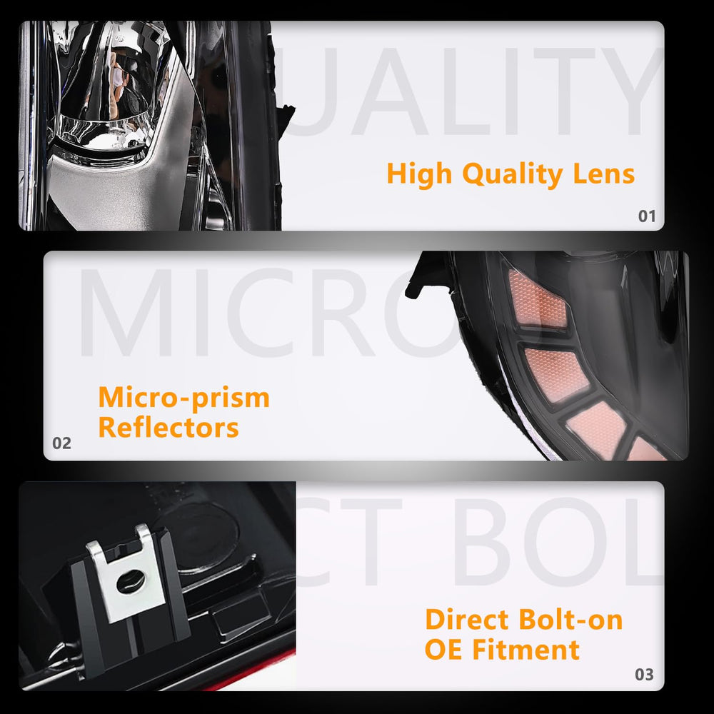 Oldani Ki-a Optima black housing headlight for a rugged look