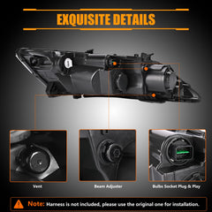 Oldani Ki-a Optima interior chrome reflector headlight for enhanced light reflectivity