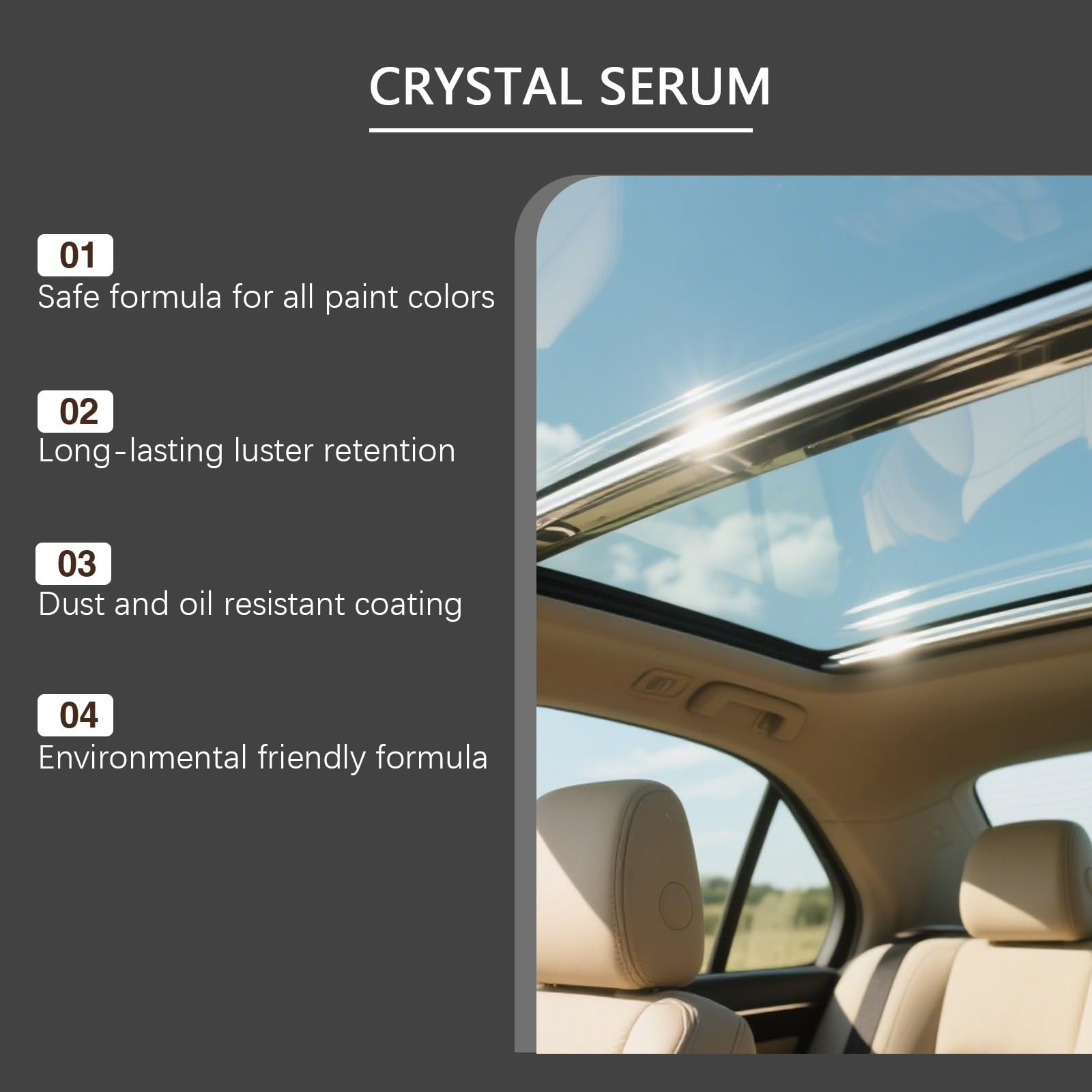 Application of Olephique PTZ Crystal Serum shown for easy DIY coating