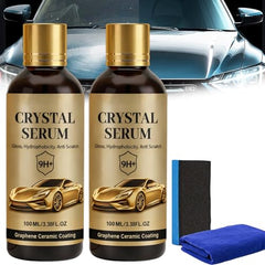 Olephique PTZ Crystal Serum on car paint with smooth gloss and long lasting shine