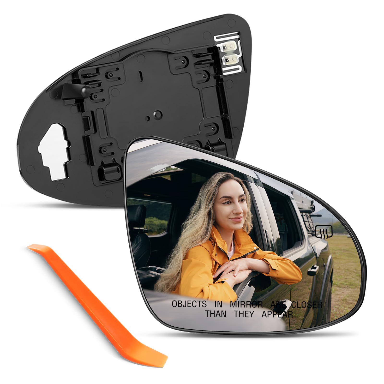 Oleycaw Camry passenger-side mirror replacement for 2012-2017 to improve visibility