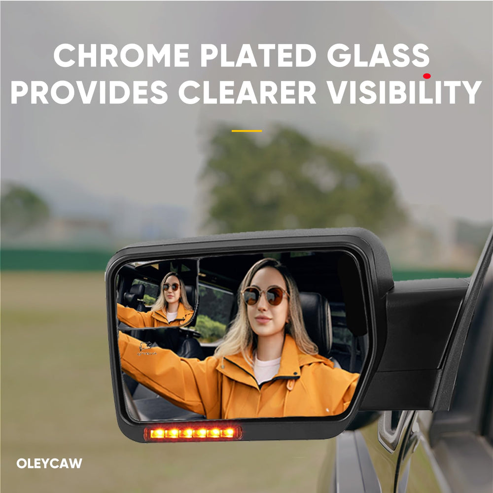 oleycaw Ford F-150 driver side mirror plug and play installation guide