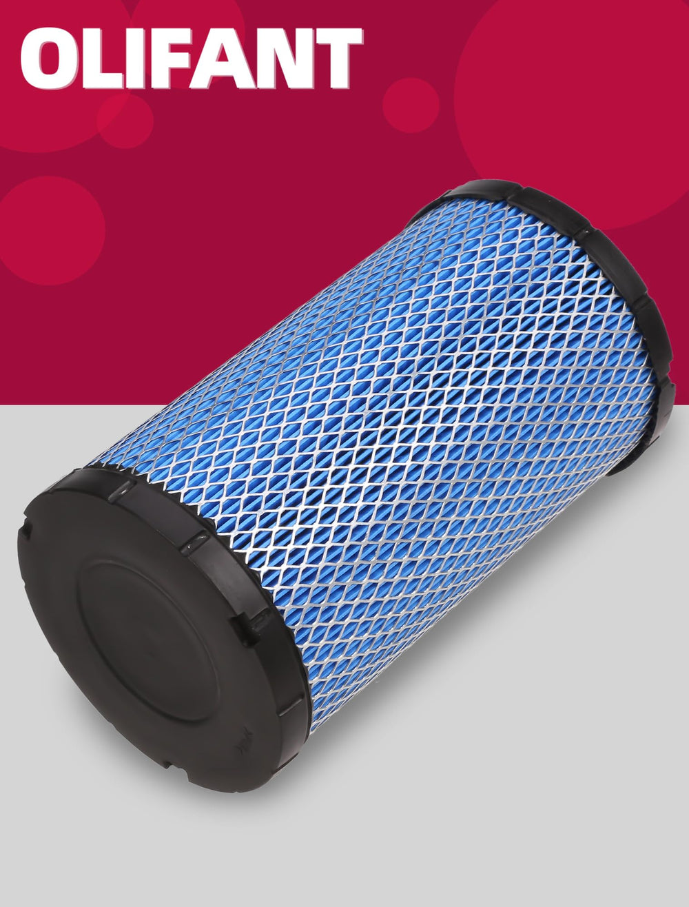 OLIFANT air filter dust seal detail helps keep intake clean