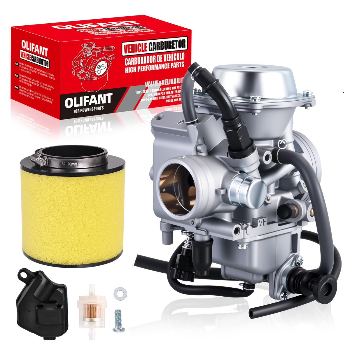 OLIFANT carburetor for Honda Foreman 400 delivers reliable throttle response.