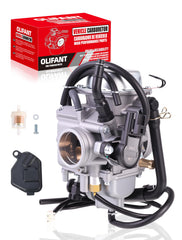 OLIFANT carburetor for Honda Foreman 500; front view shows precise fit.