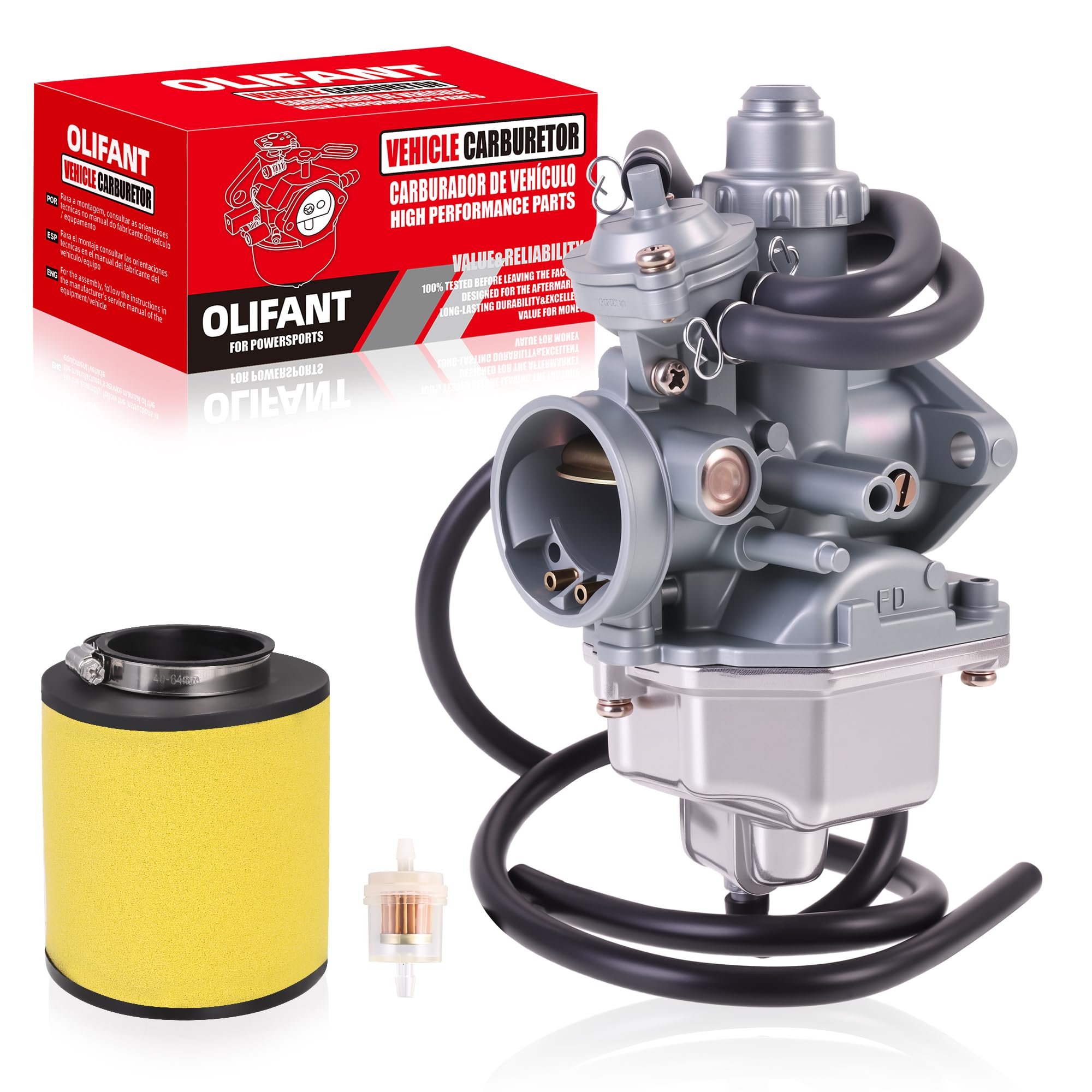 OLIFANT carburetor for Honda Recon 1997-2001 with complete assembly for quick swap.