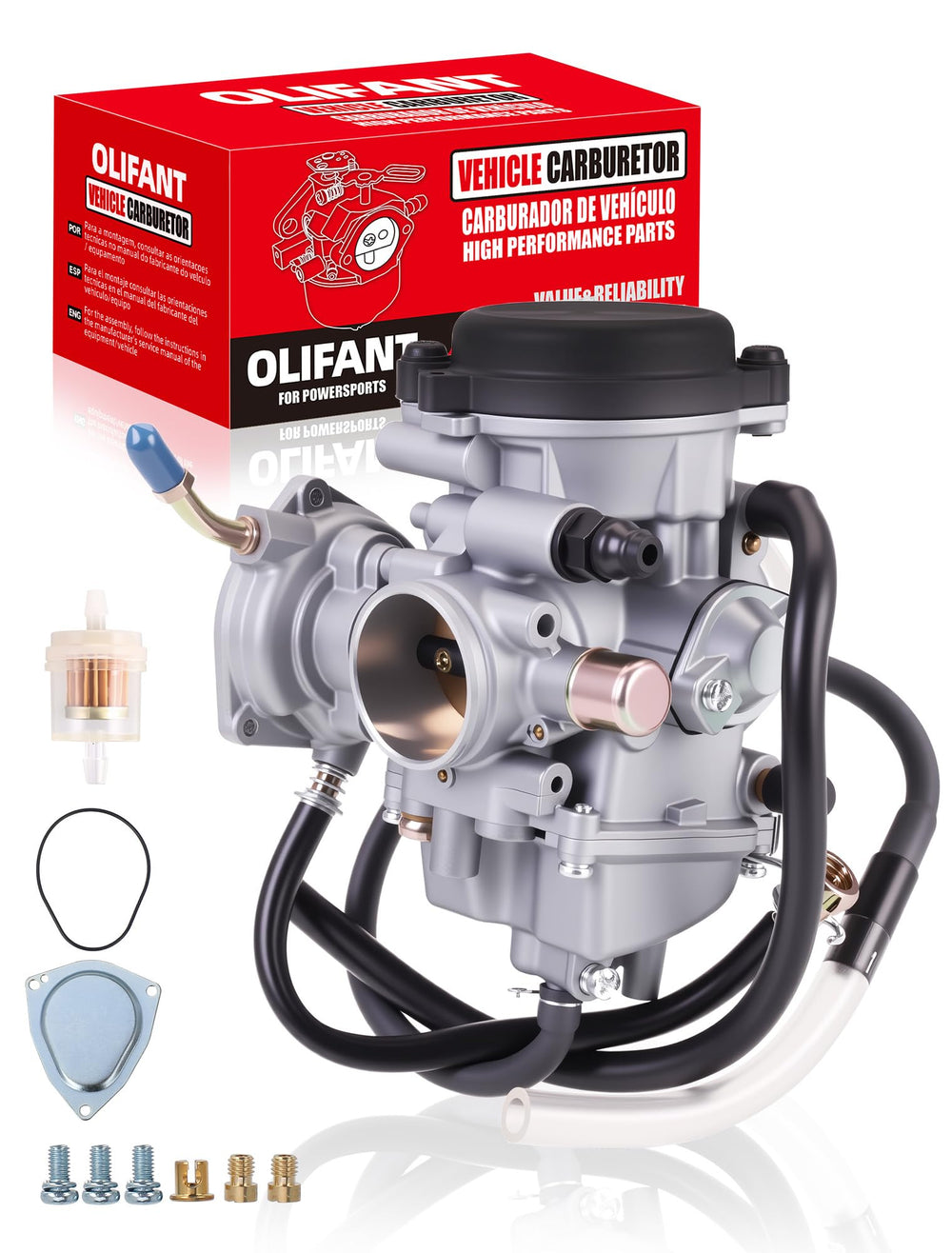 OLIFANT carburetor for Yamaha Big Bear 400 under-hood power delivery