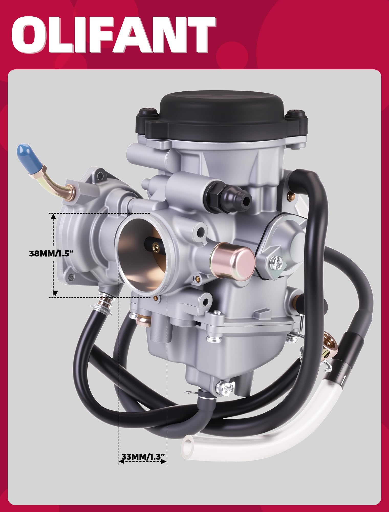 OLIFANT carburetor for Yamaha Wolverine 350 improved throttle response