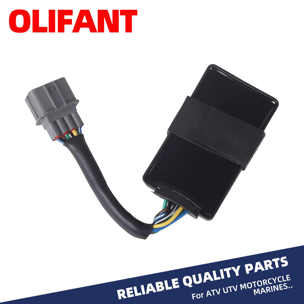 OLIFANT CDI igniter box, 8-pin connector design for straightforward installation.