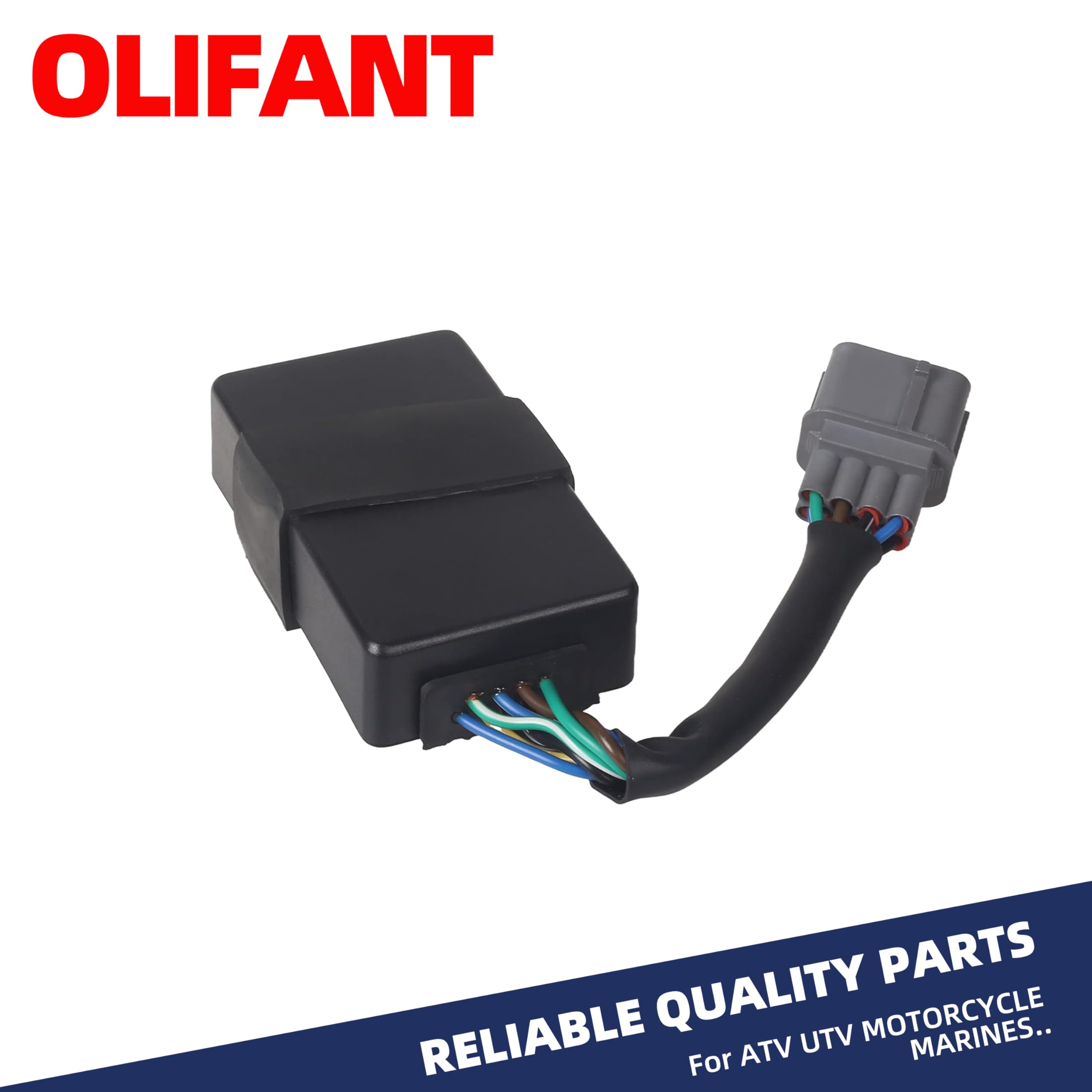 OLIFANT CDI igniter box for Honda TRX300 1998-2000, compact module with easy installation.
