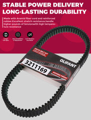 OLIFANT drive belt for Polaris ACE 500 2017 ensures consistent performance under load.