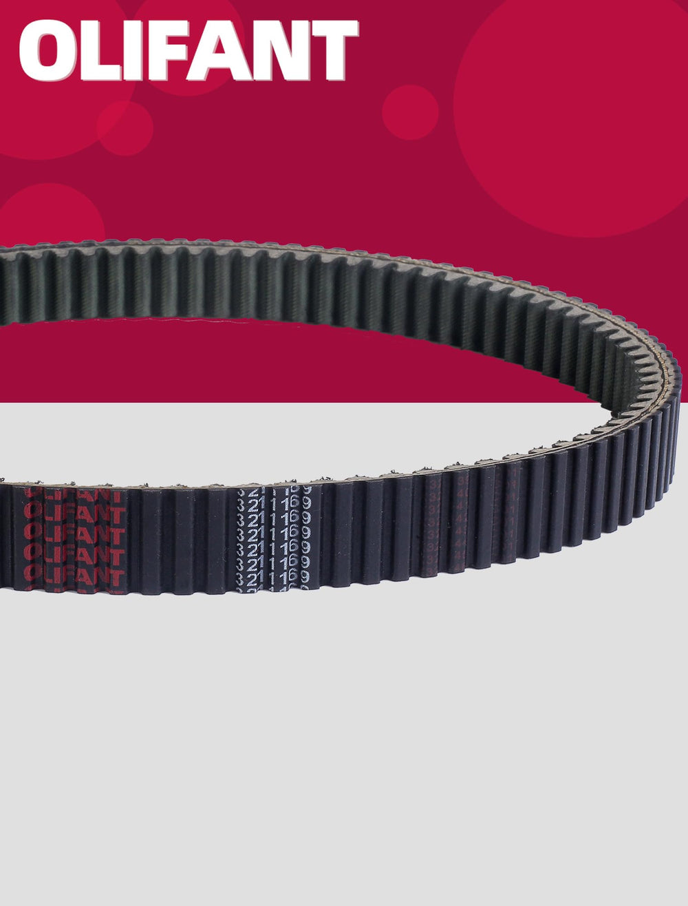 OLIFANT drive belt for Ranger 570 XP Full-Size 2016 preserves resilient power delivery.