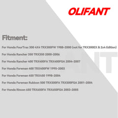 OLIFANT brake shoes for Honda Rancher 350/400 enhance rider control