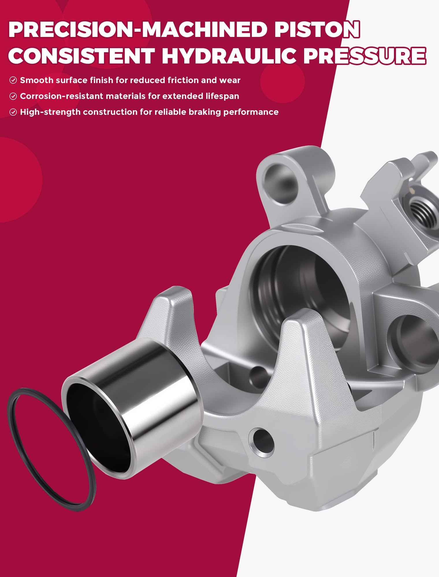 OLIFANT TRX400EX front brake caliper ensures steady control on trails