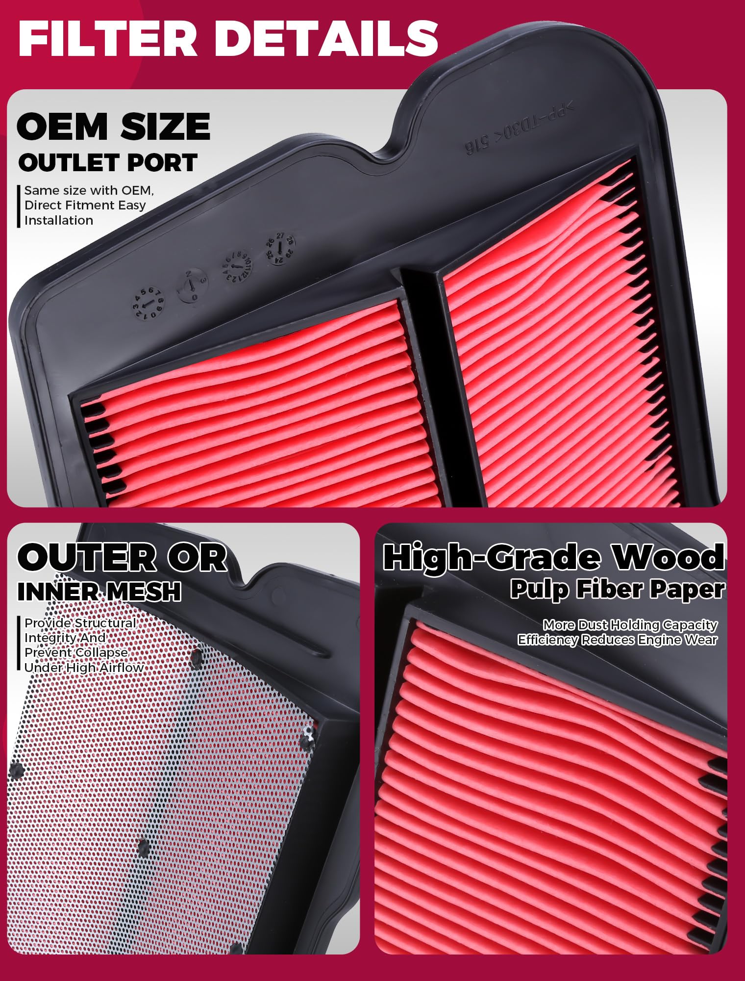 OLIFANT packaging for Goldwing 1500 filter demonstrates ready-to-install replacement