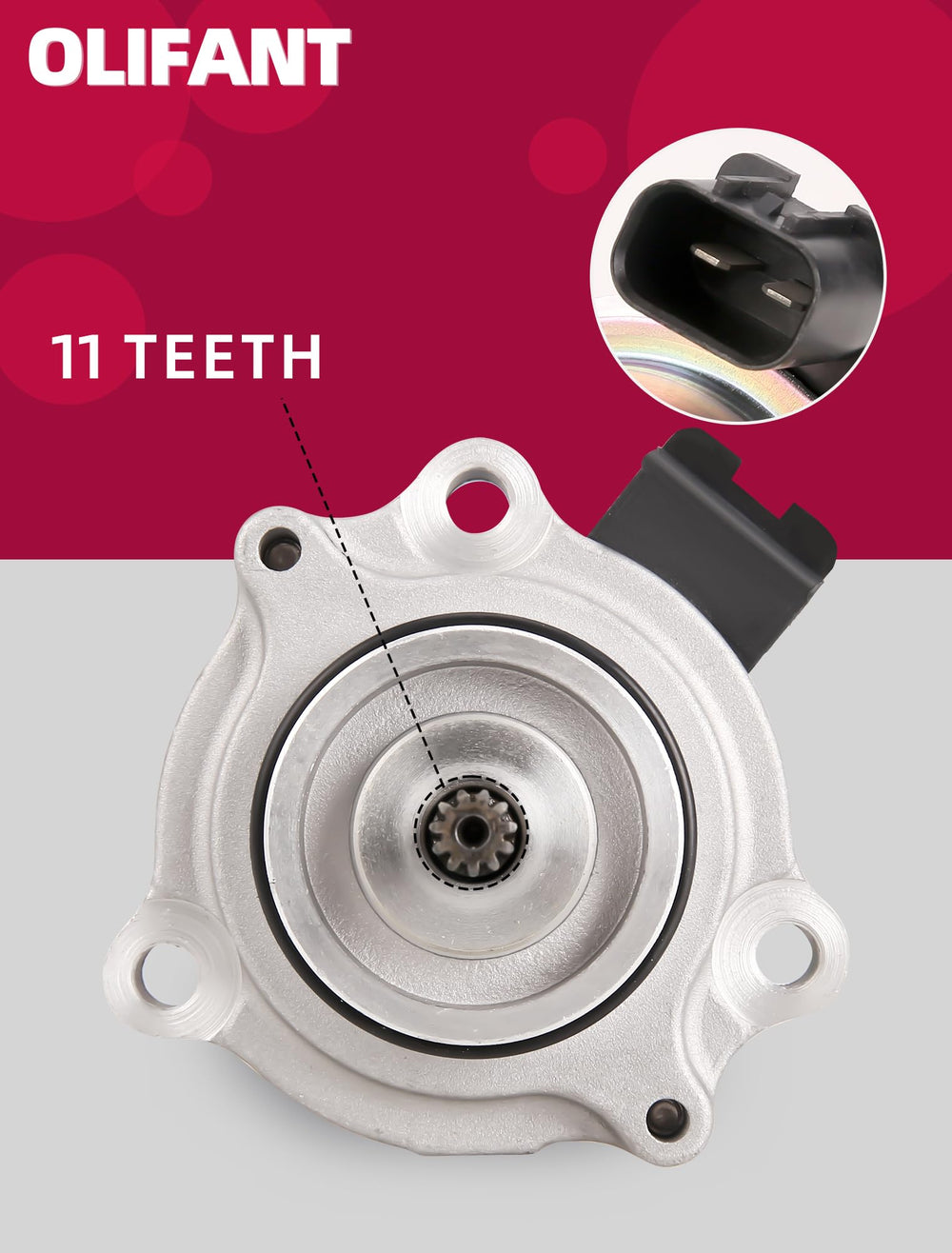 OLIFANT Power Shift Motor for Pioneer 520 rear view.