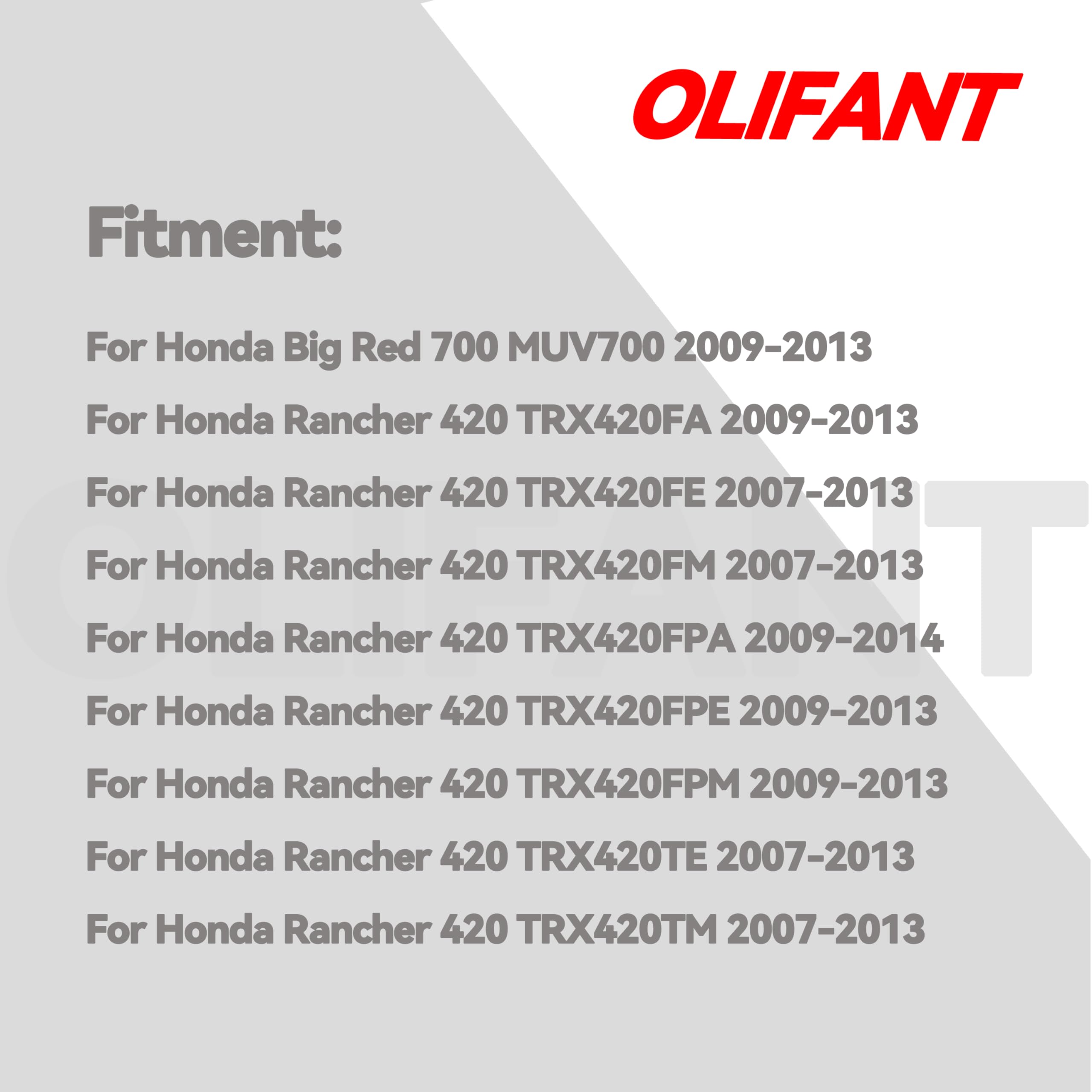 OLIFANT regulator-rectifier for Honda Big Red 700 ensures reliable electrical performance off-road.