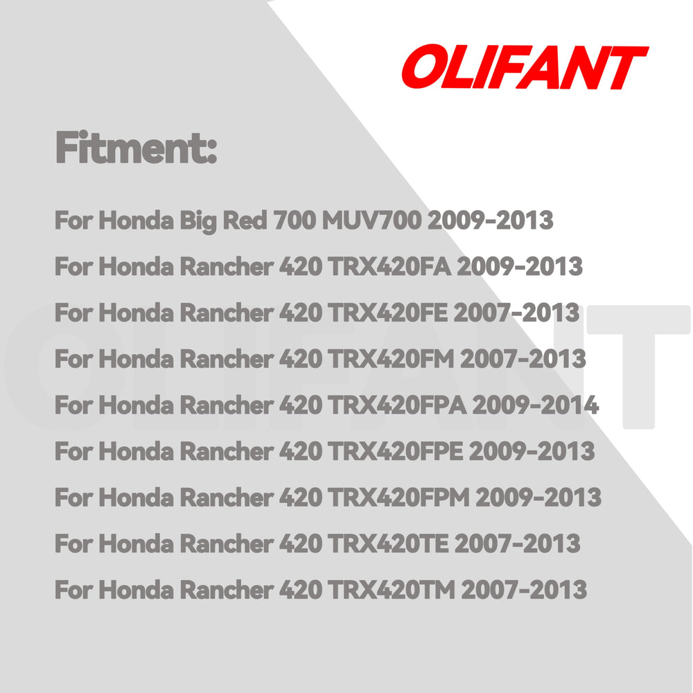 OLIFANT regulator-rectifier for Honda Big Red 700 ensures reliable electrical performance off-road.