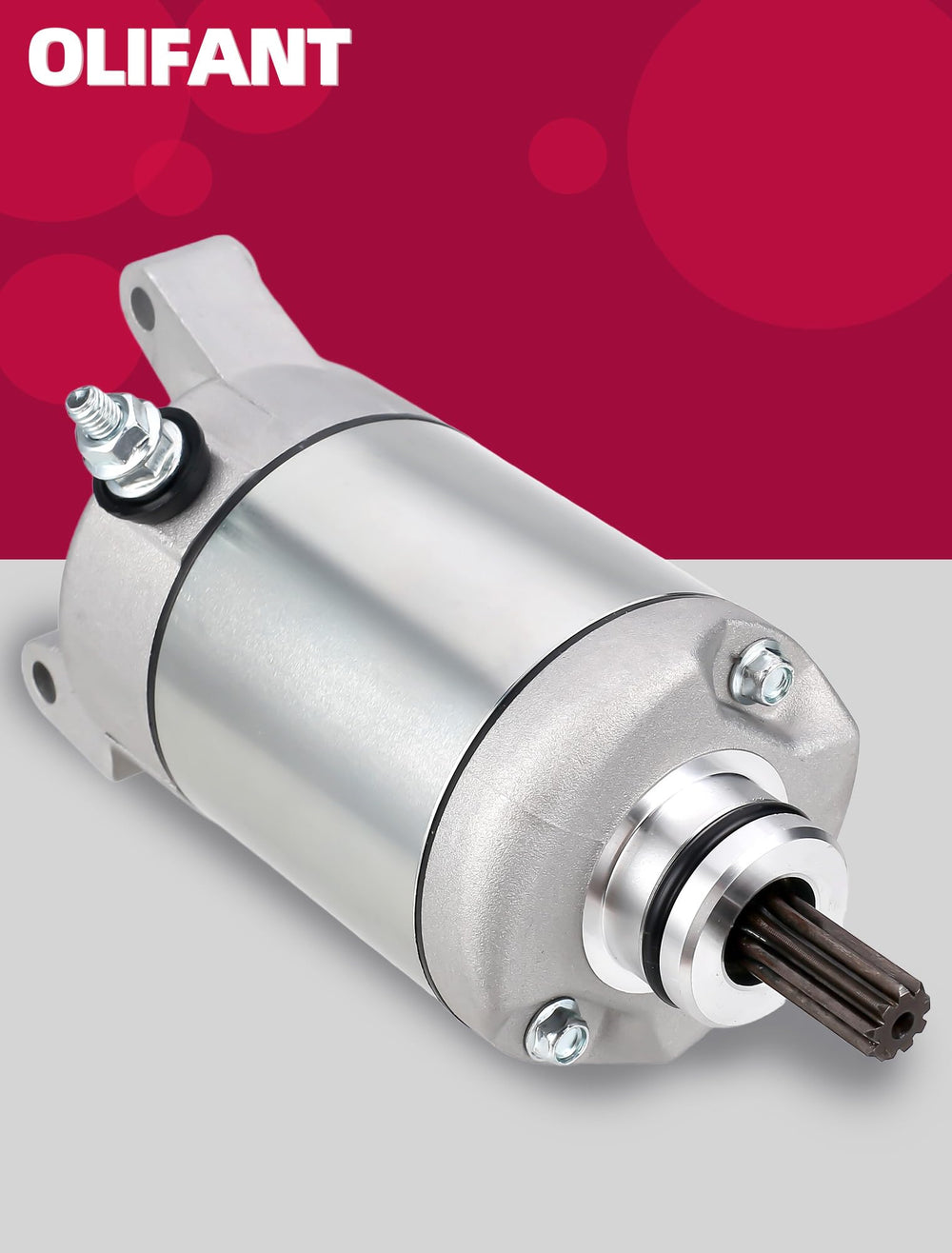 OLIFANT gear-reduction design enables reliable engine turnover