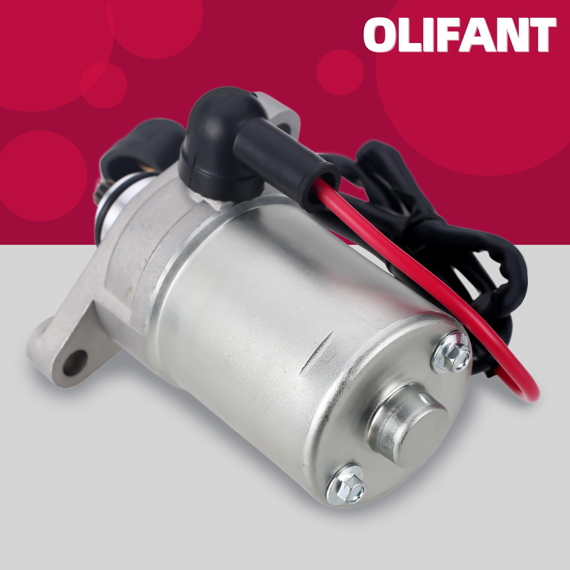 OLIFANT internal gear-train design reduces current draw during cranking