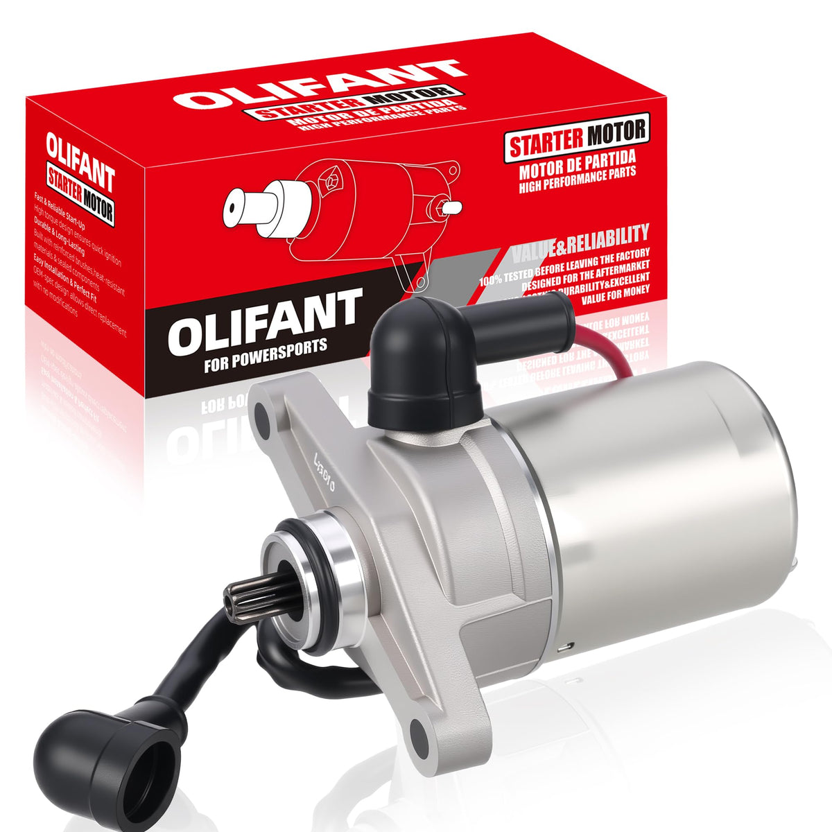 OLIFANT starter for GY6 50cc scooter motor enables quick starts