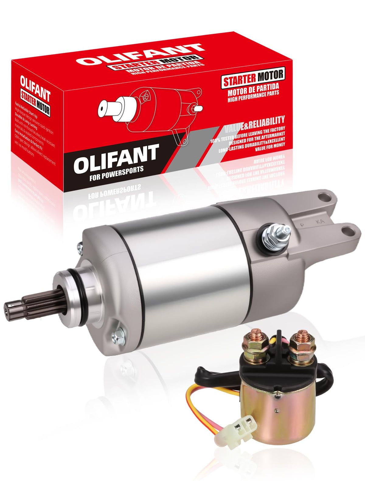 OLIFANT Honda Foreman TRX500FA starter in action for smooth starting.