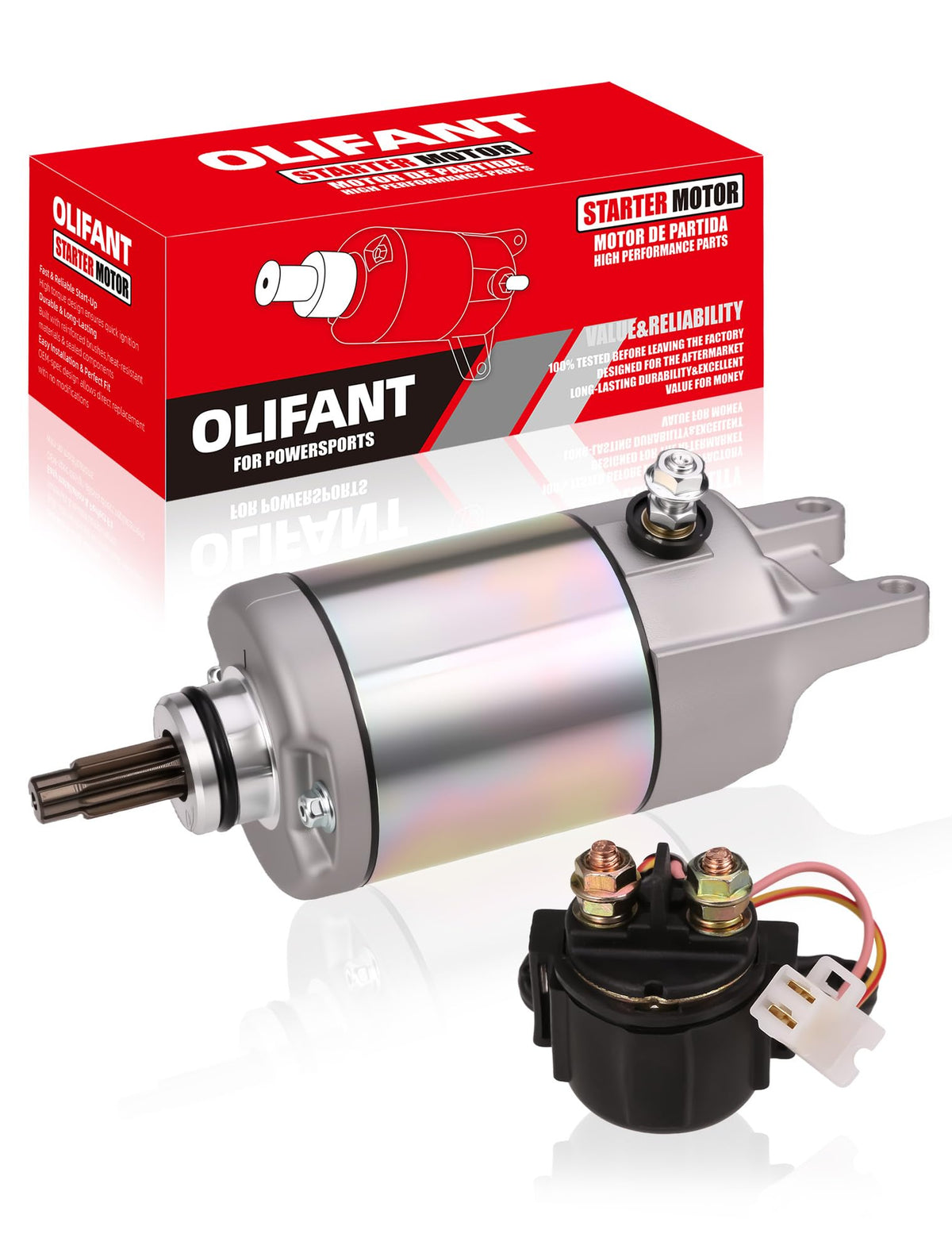 OLIFANT starter motor for Honda FourTrax 300 TRX300 FW, reliable cold-start power.