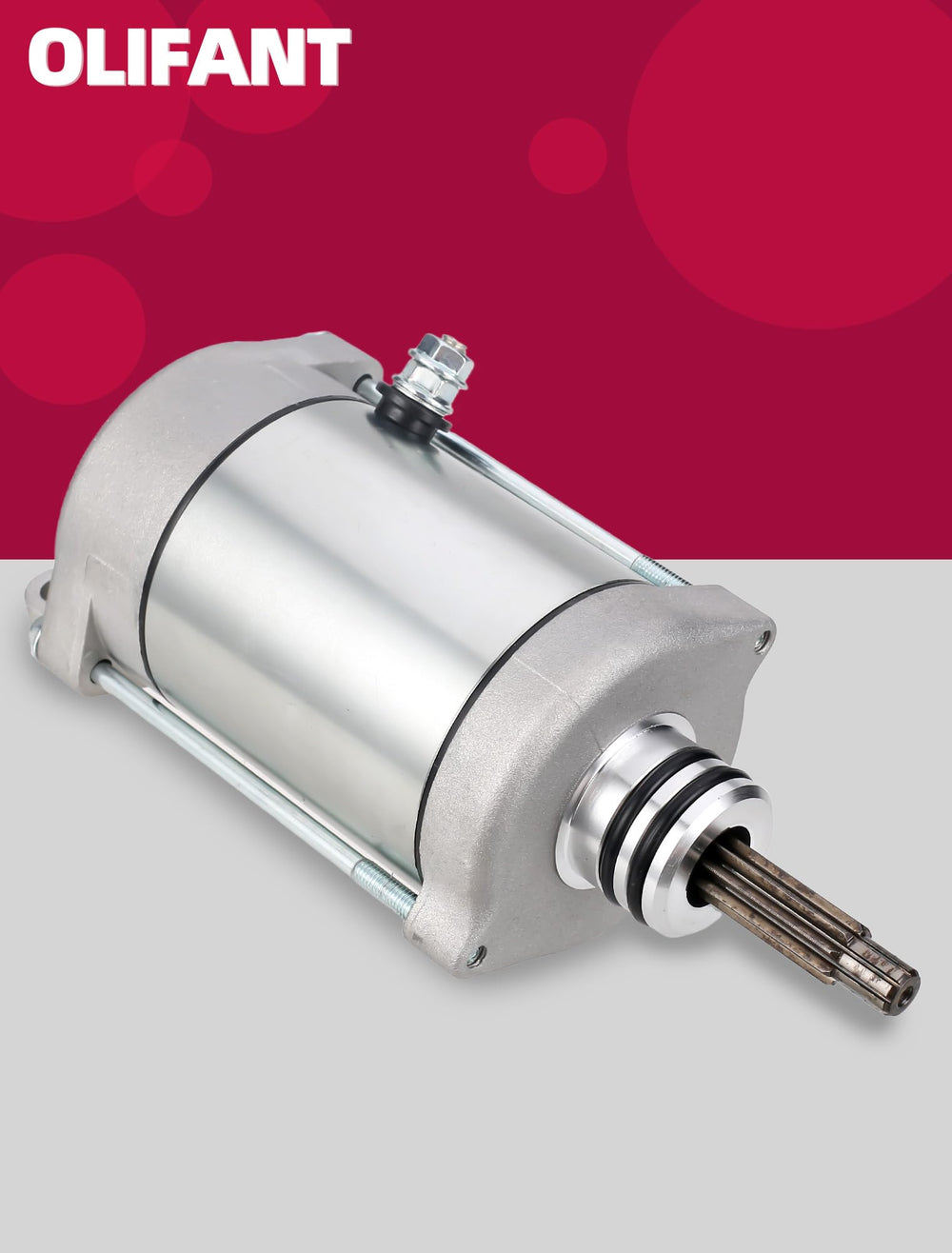 OLIFANT Polaris starter for RZR Turbo S assembly area, built for rugged terrains.