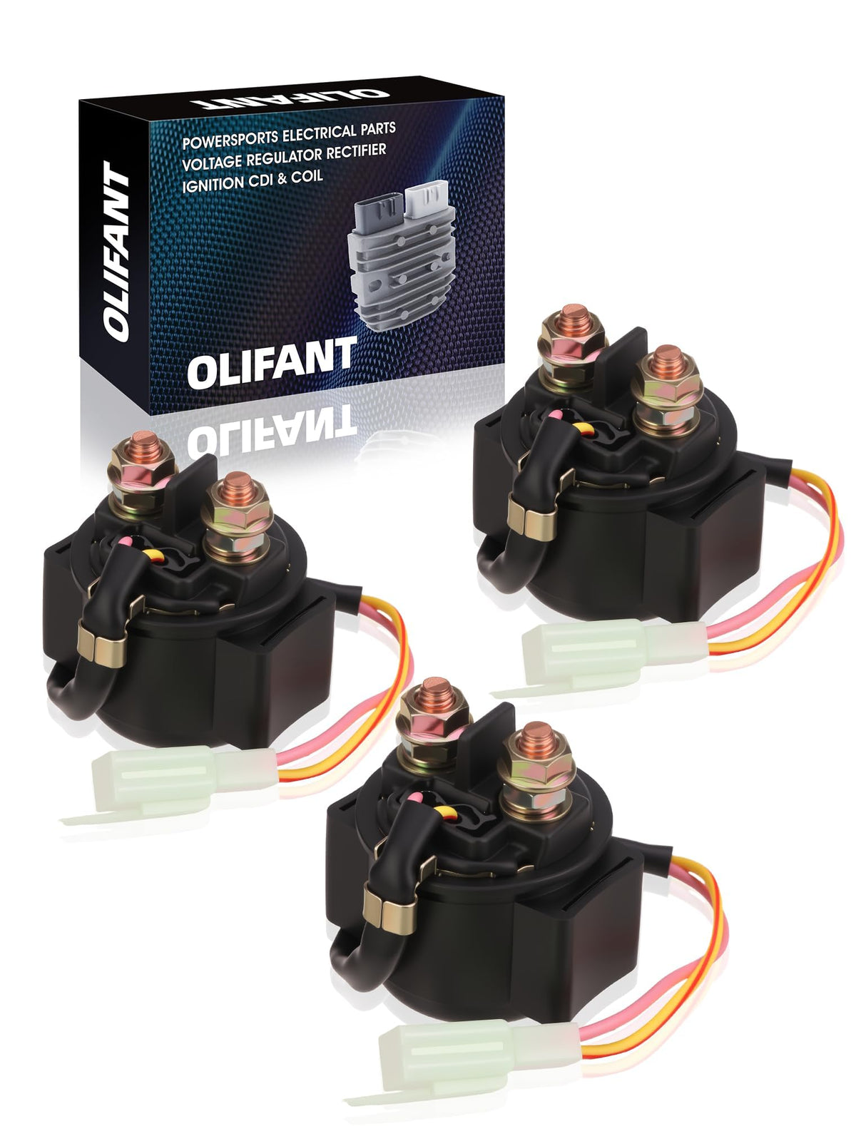 OLIFANT starter relay for GY6 50cc scooter, reliable starts