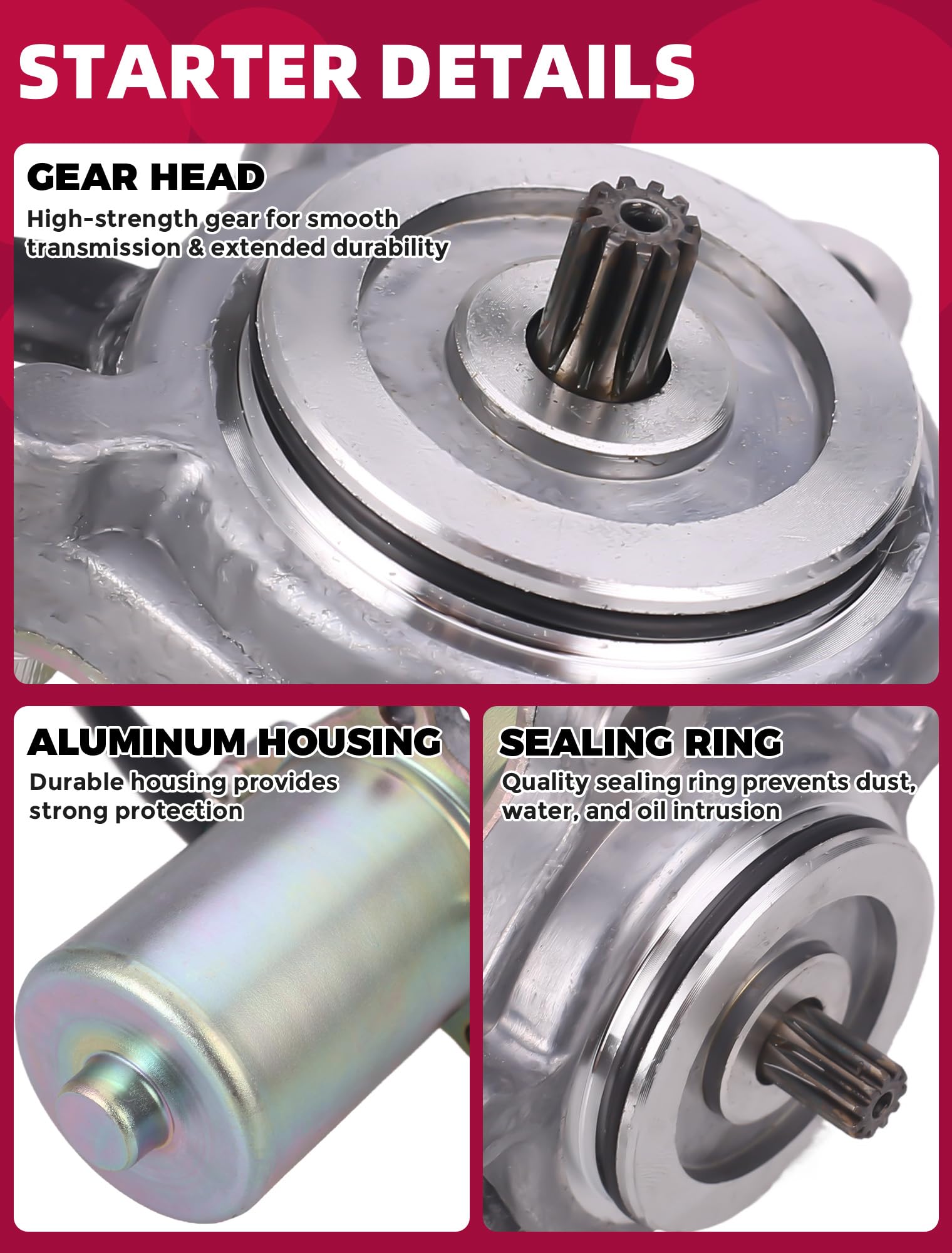 OLIFANT aluminum housing adds durability during trail use.