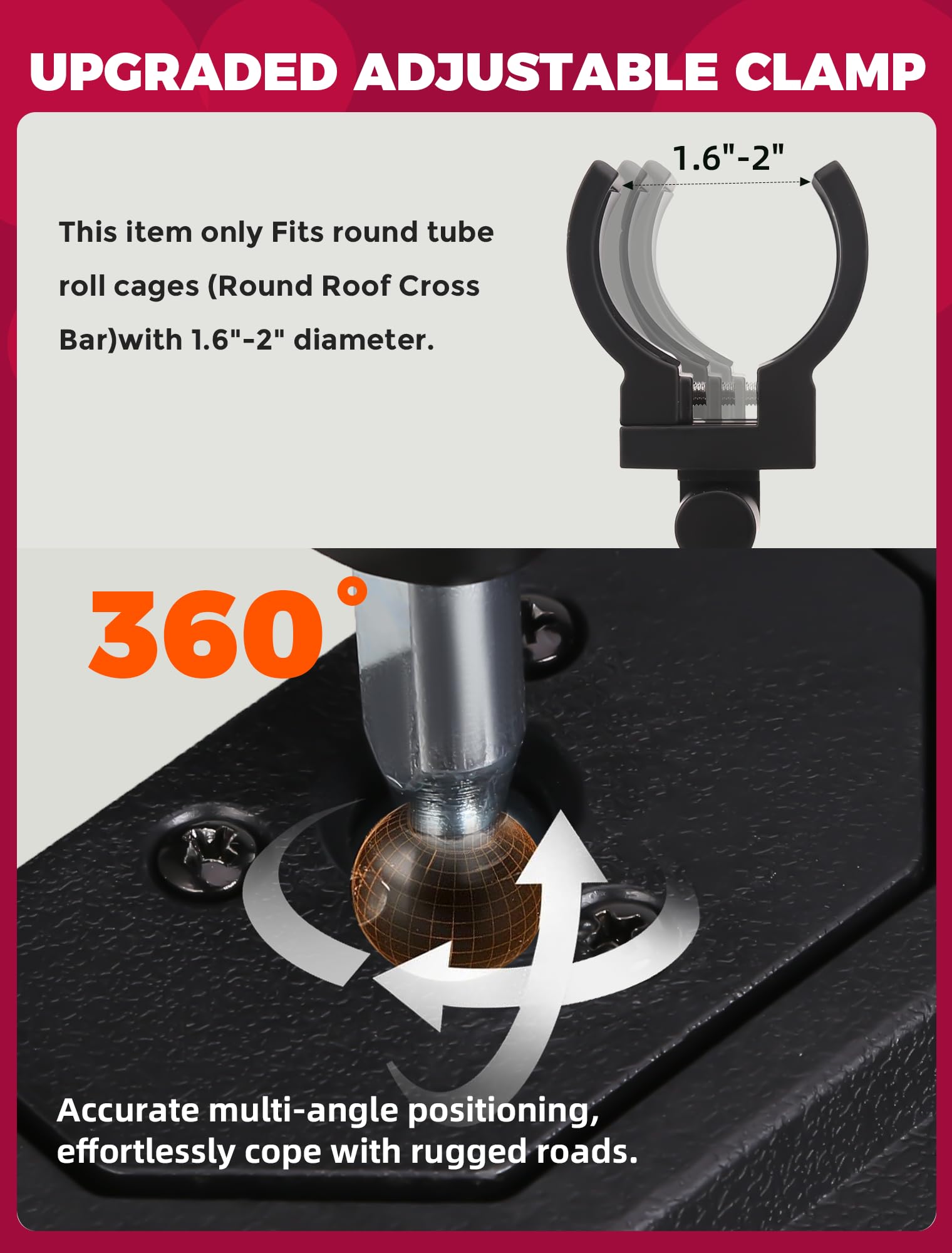 OLIFANT mirror dimensions 10.62 by 3.38 inches for broad visibility.