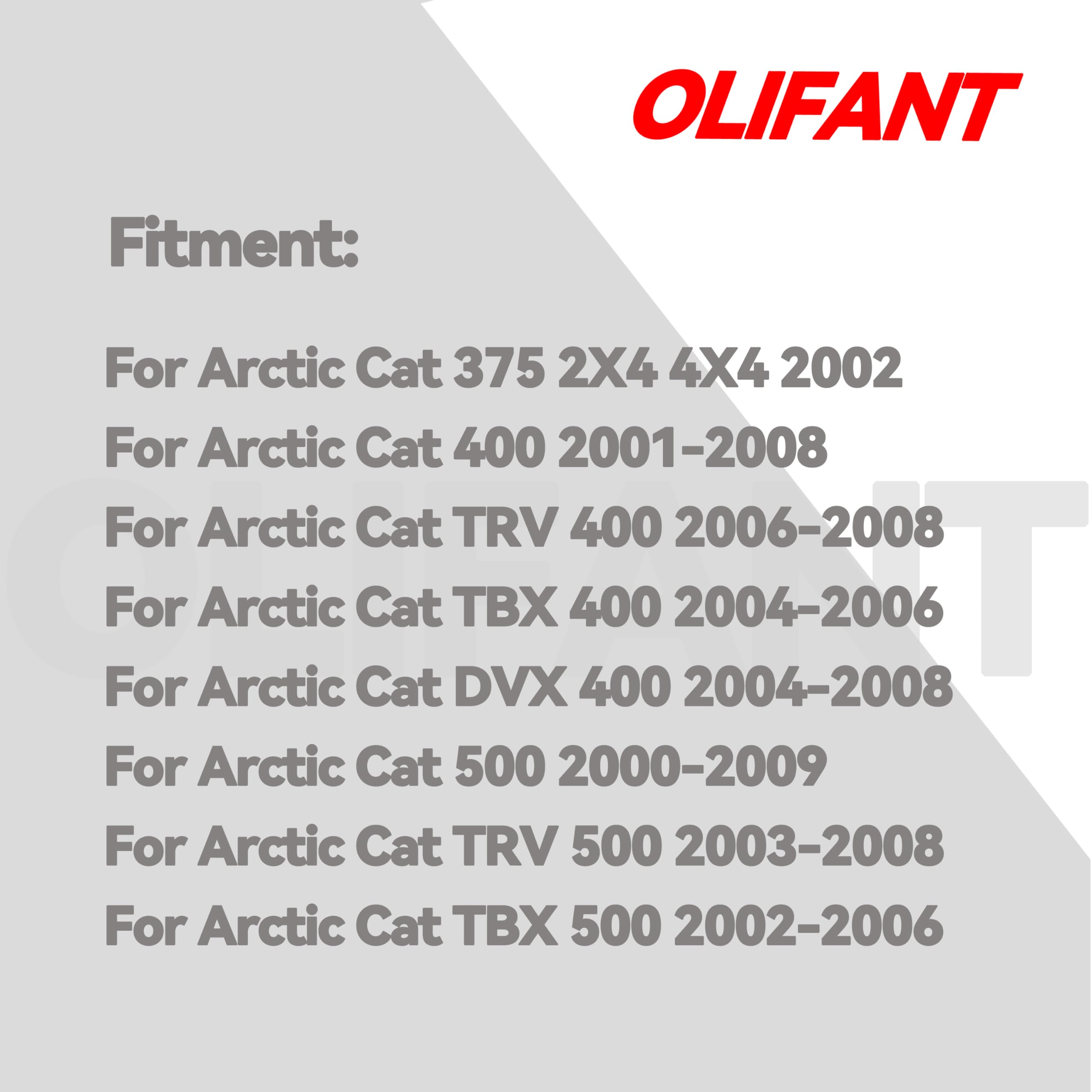 OLIFANT Arctic Cat 500 rectifier with OEM direct-fit connectors.