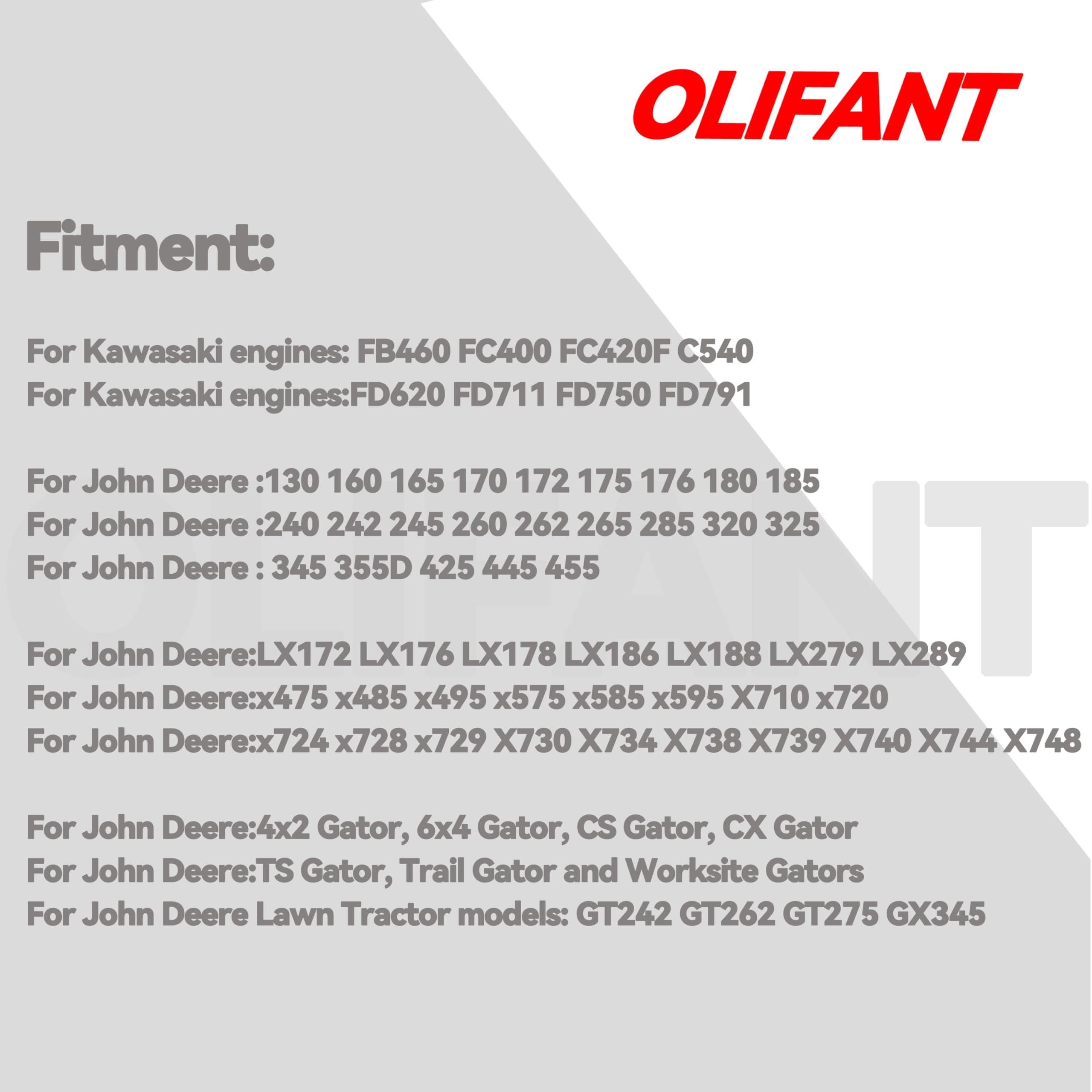 OLIFANT regulator installed on John Deere tractor; ready for quick maintenance.