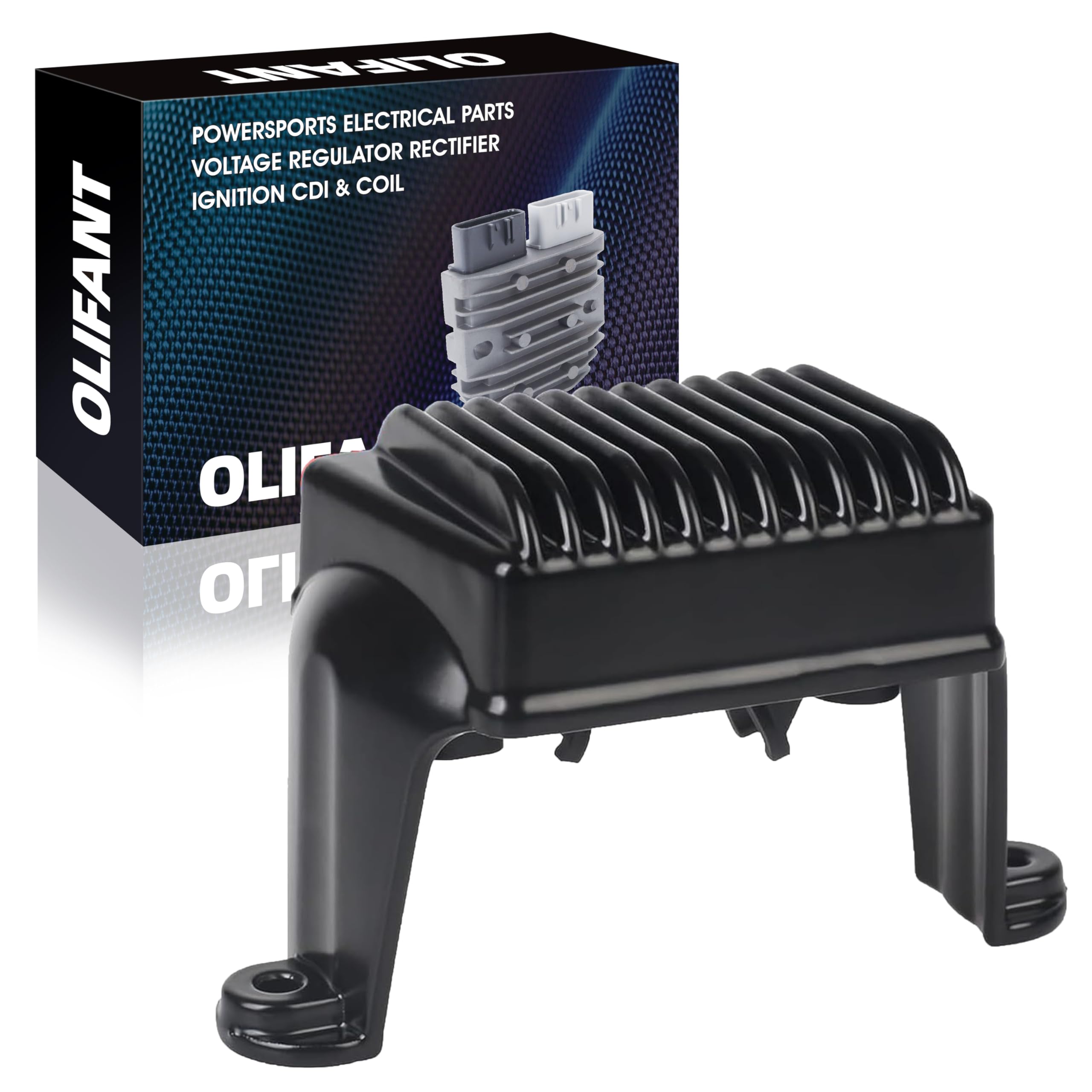 OLIFANT voltage regulator rectifier for Harley Electra Glide front view with stable charging.