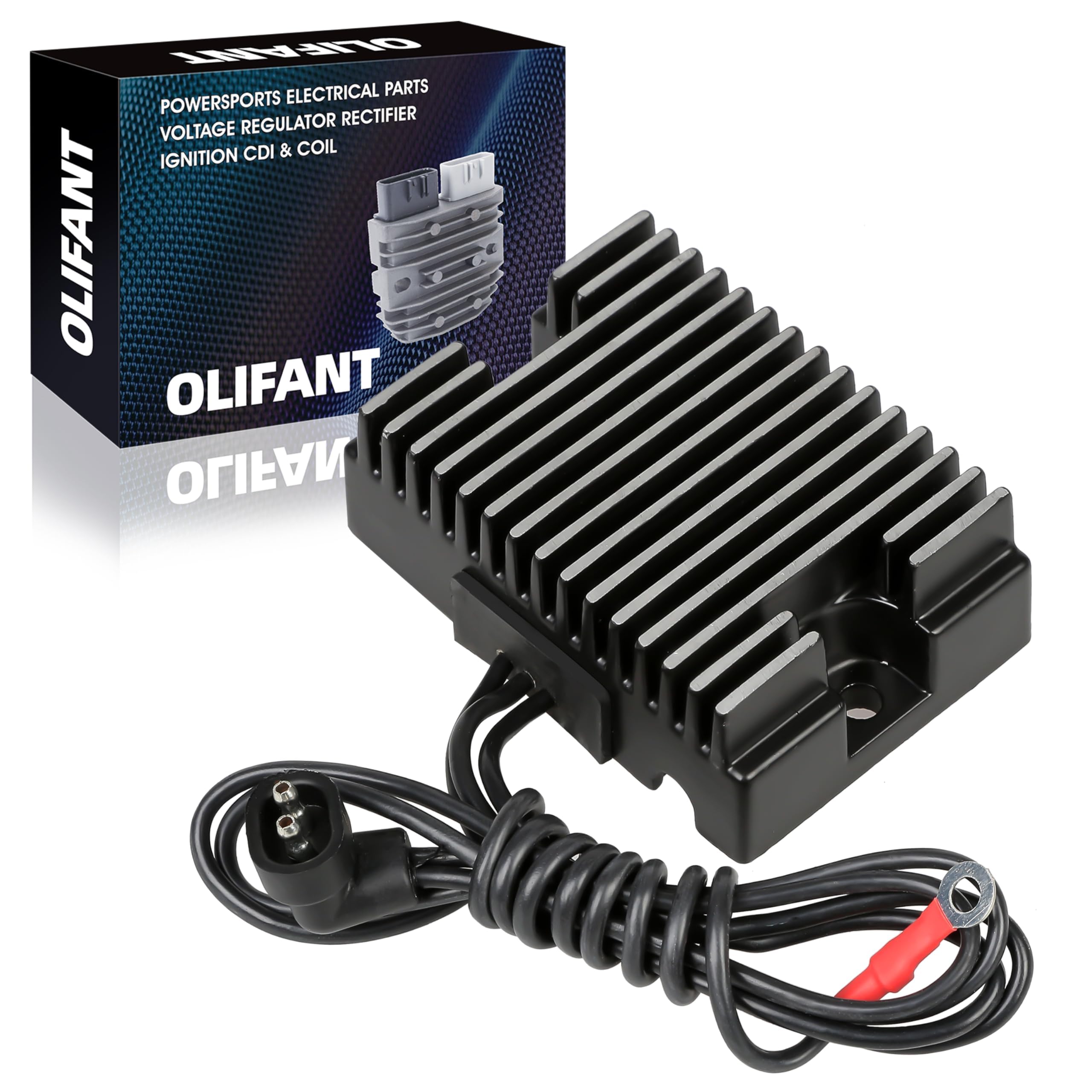 OLIFANT voltage regulator rectifier for Harley Electra Glide showing stable charging on long rides