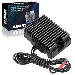 OLIFANT voltage regulator rectifier for Harley Electra Glide showing stable charging on long rides