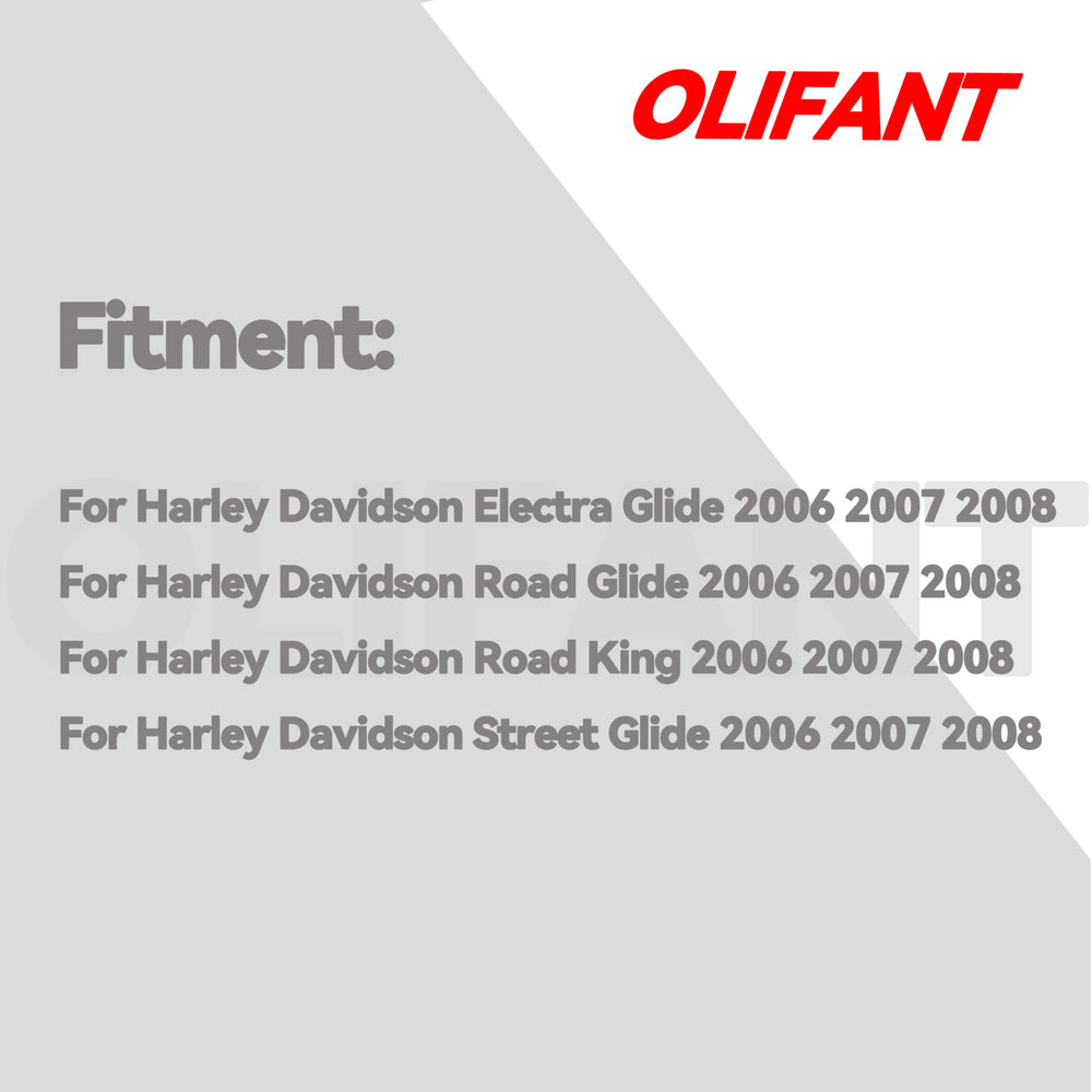 OLIFANT regulator for Harley Road Glide side view offering reliable electrical performance.