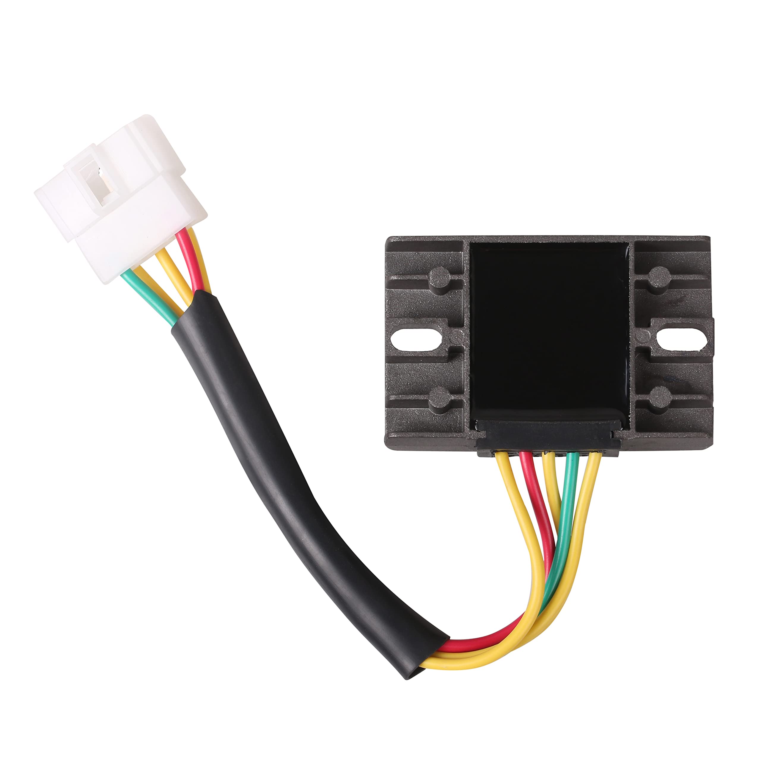 OLIFANT voltage regulator rectifier packaging with included accessories for quick setup.
