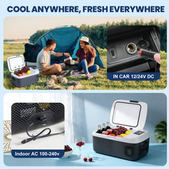 OLIXIS car cooler operates quietly for distraction-free travel
