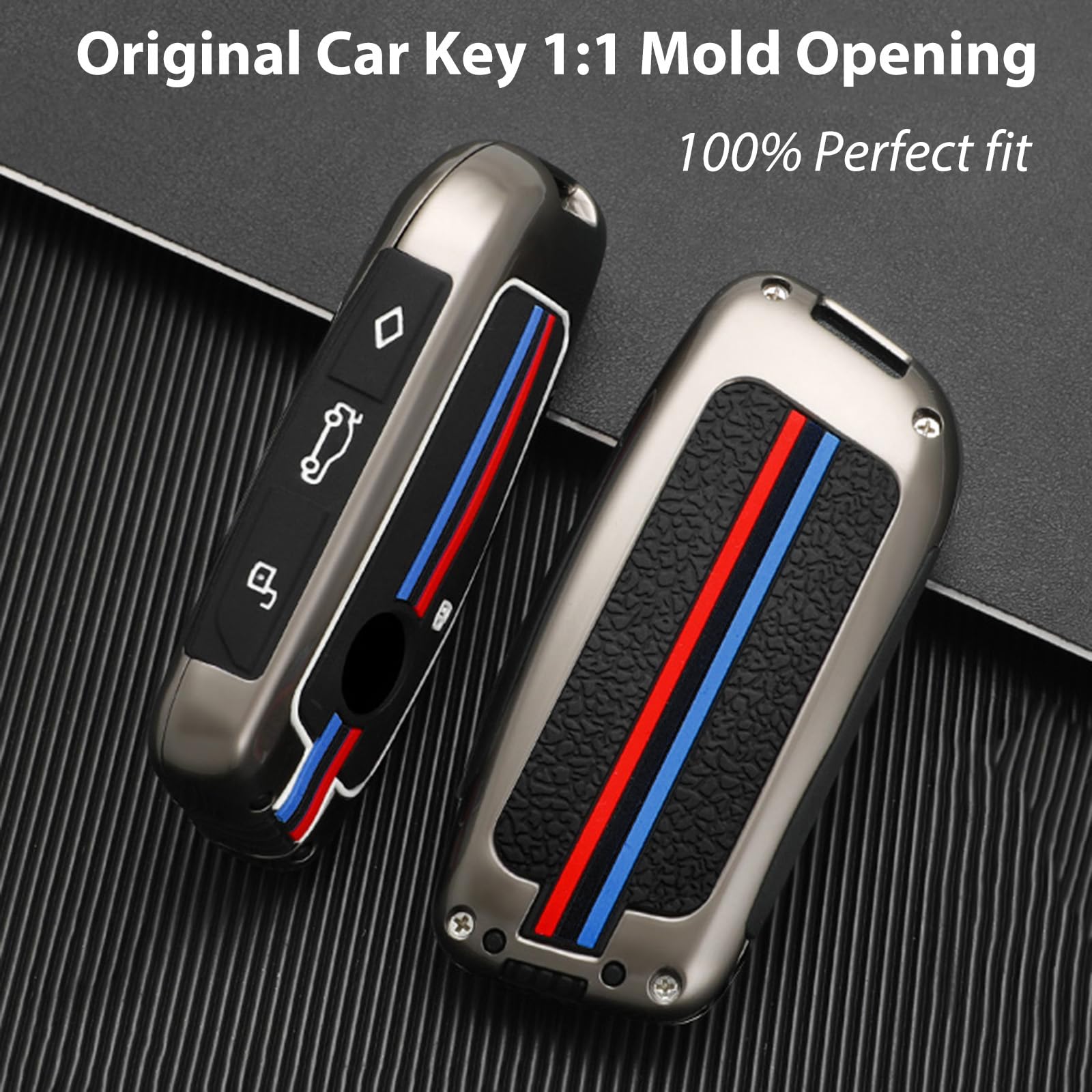 OLLEN BMW X2 2024-2026 key fob cover keeps keys protected and easy to locate.