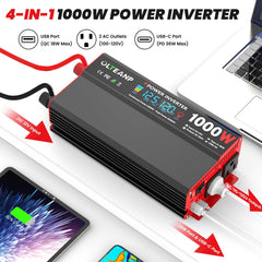 OLTEANP inverter side ports ready for versatile device connections on trips