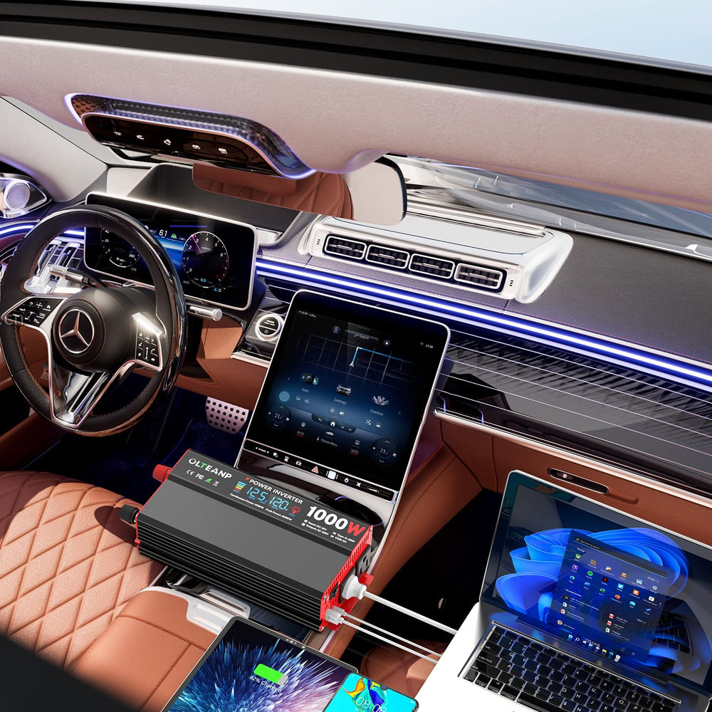 OLTEANP inverter 36W Type-C port enables fast charging on the road